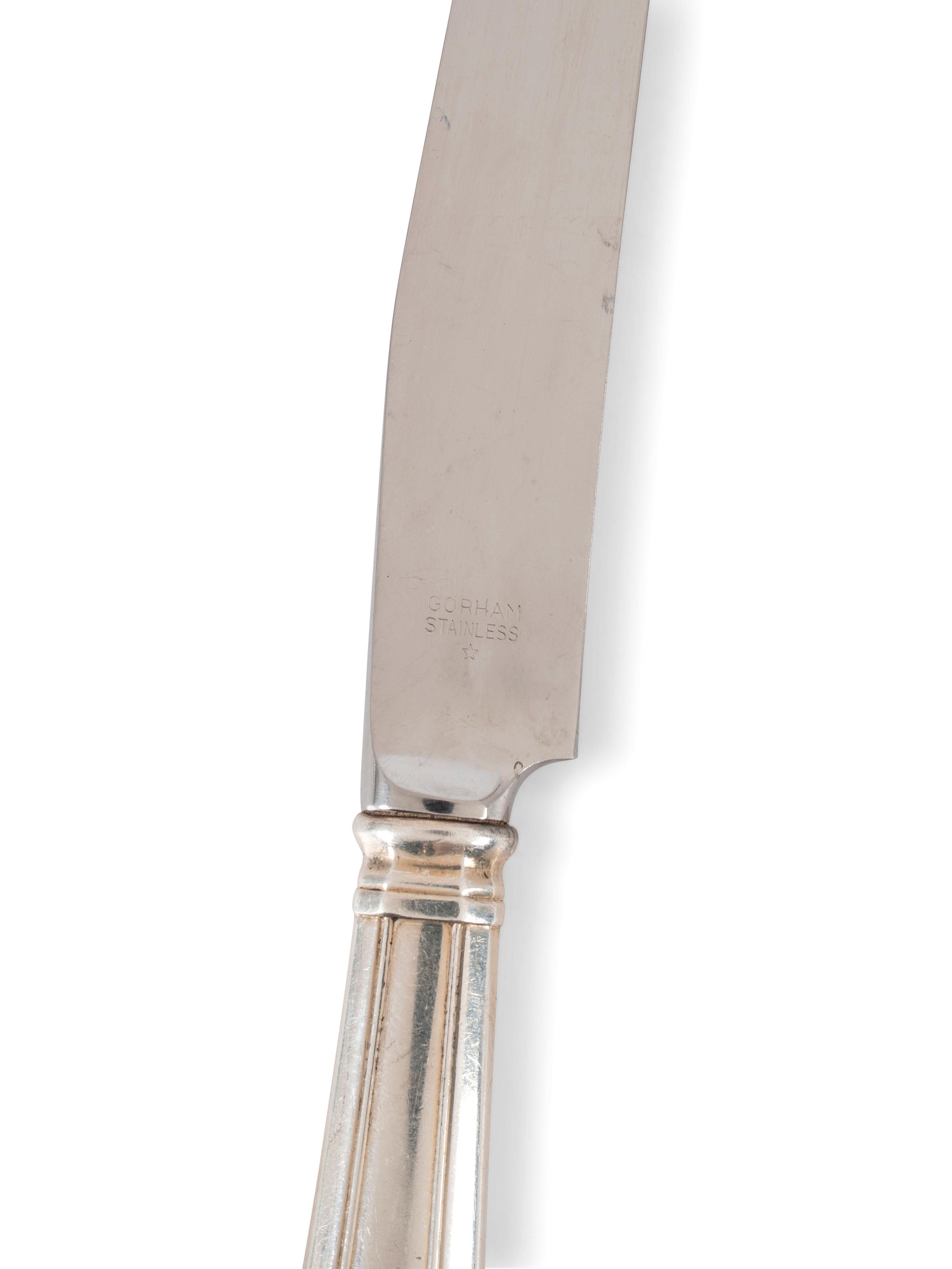 An Assembled Gorham and Durgin Silver Flatware Service