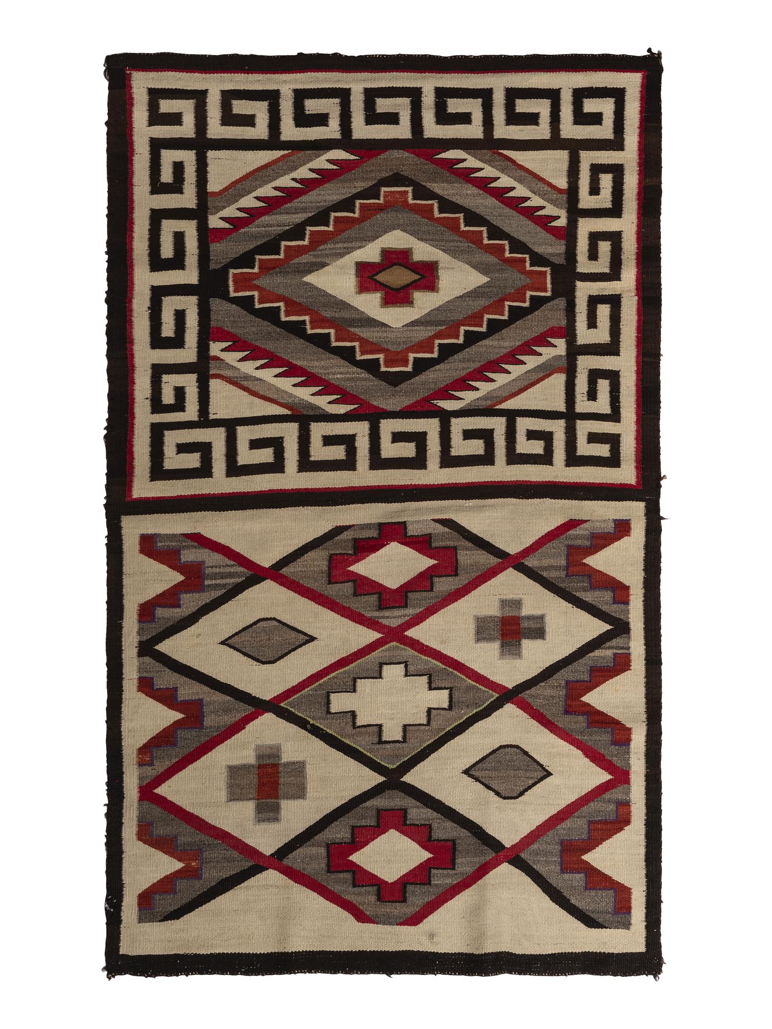 Navajo Double Saddle Blanket / Rug