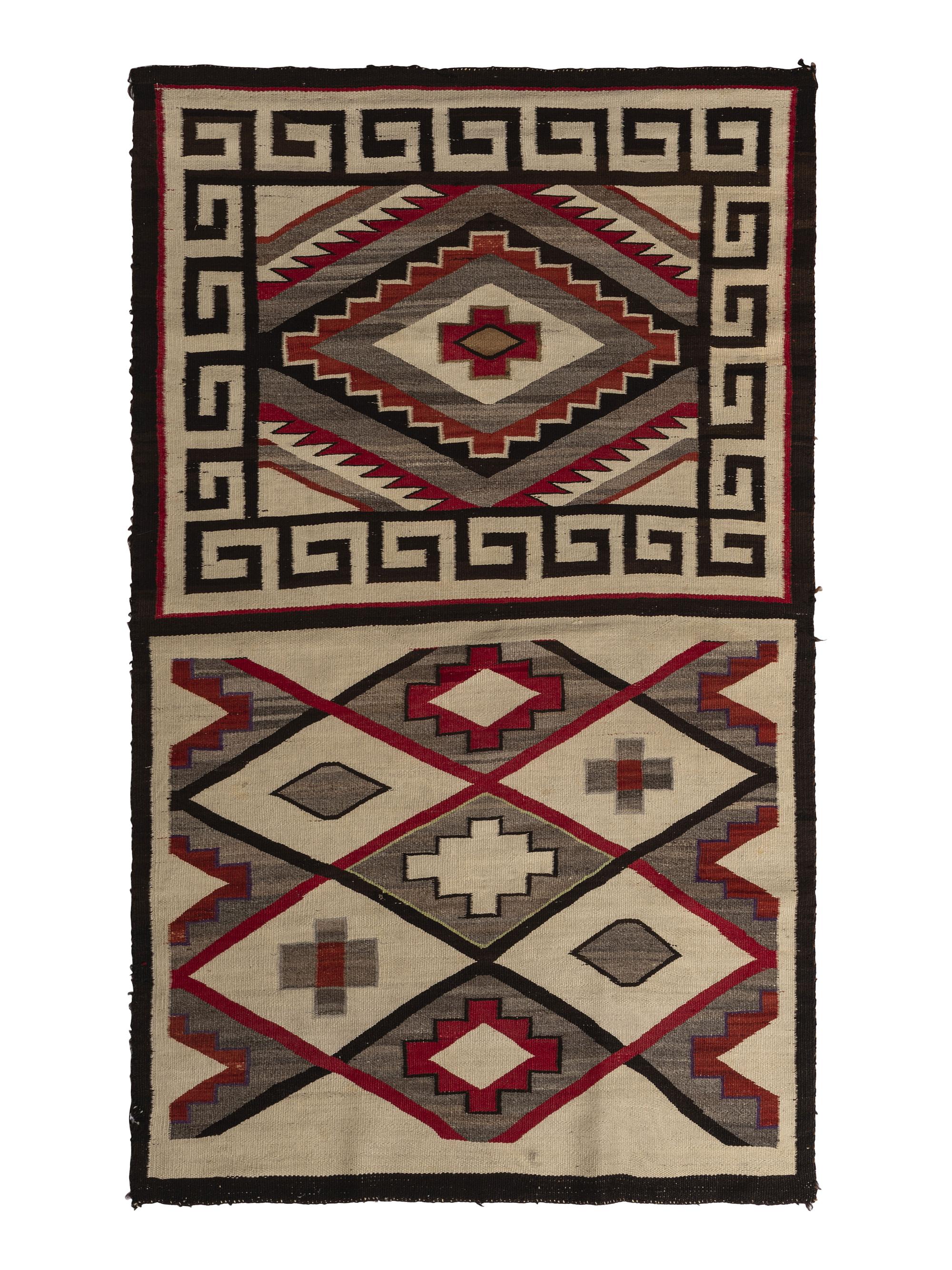 Navajo Double Saddle Blanket / Rug