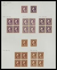 A Collection of United States Regular Issue Stamps — 1902-1912