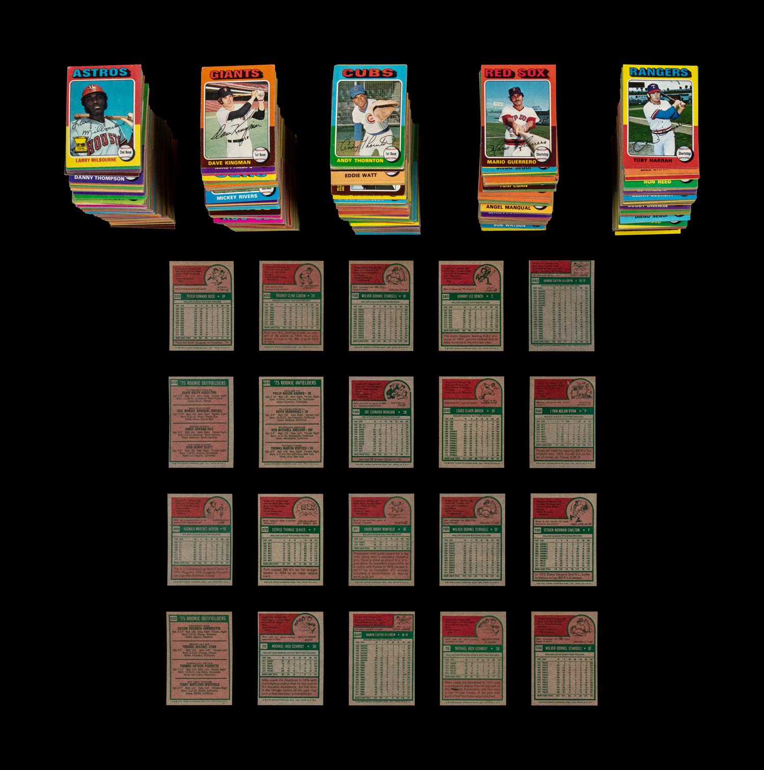 A Collection of Over 1,100 1975 Topps Baseball Cards