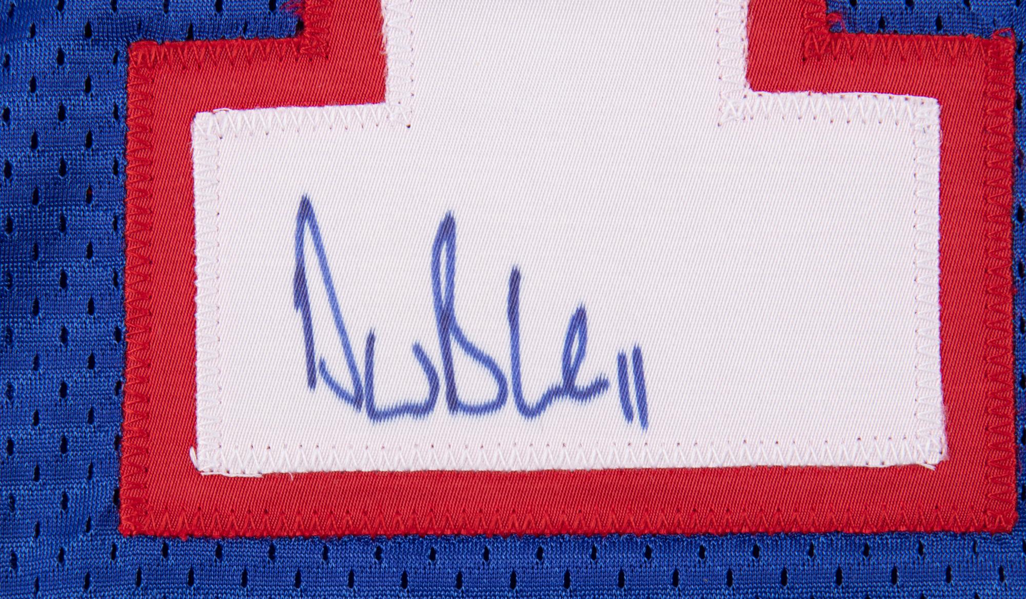 A Drew Bledsoe Signed New England Patriots Jersey (Wilson Pro Line),