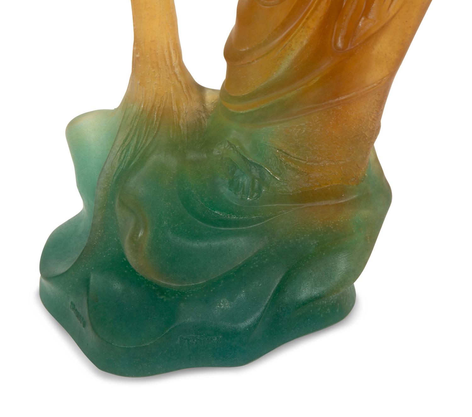 A Daum Pâte de Verre Venus de Milo Hysterique Sculpture