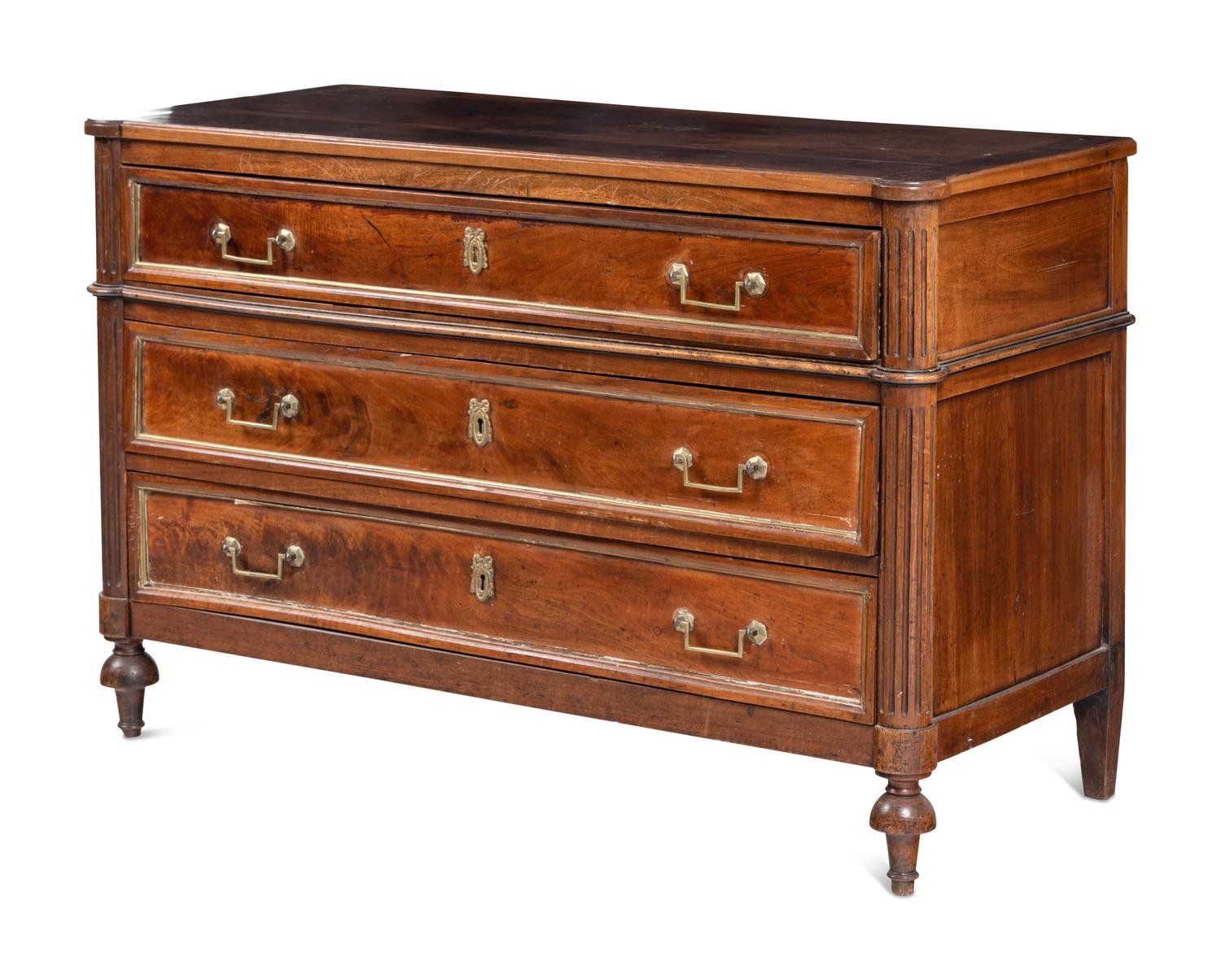 A Directoire Style Mahogany Commode
