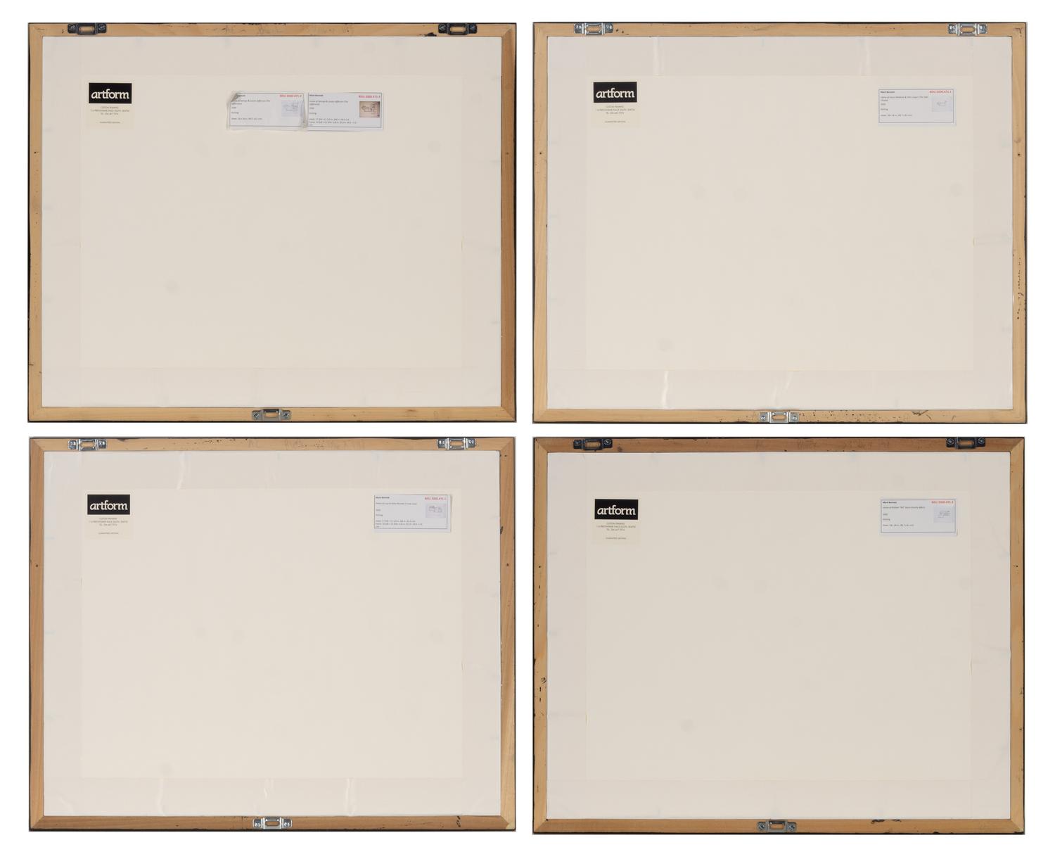 Blueprints of T.V. Show Homes (four works)
