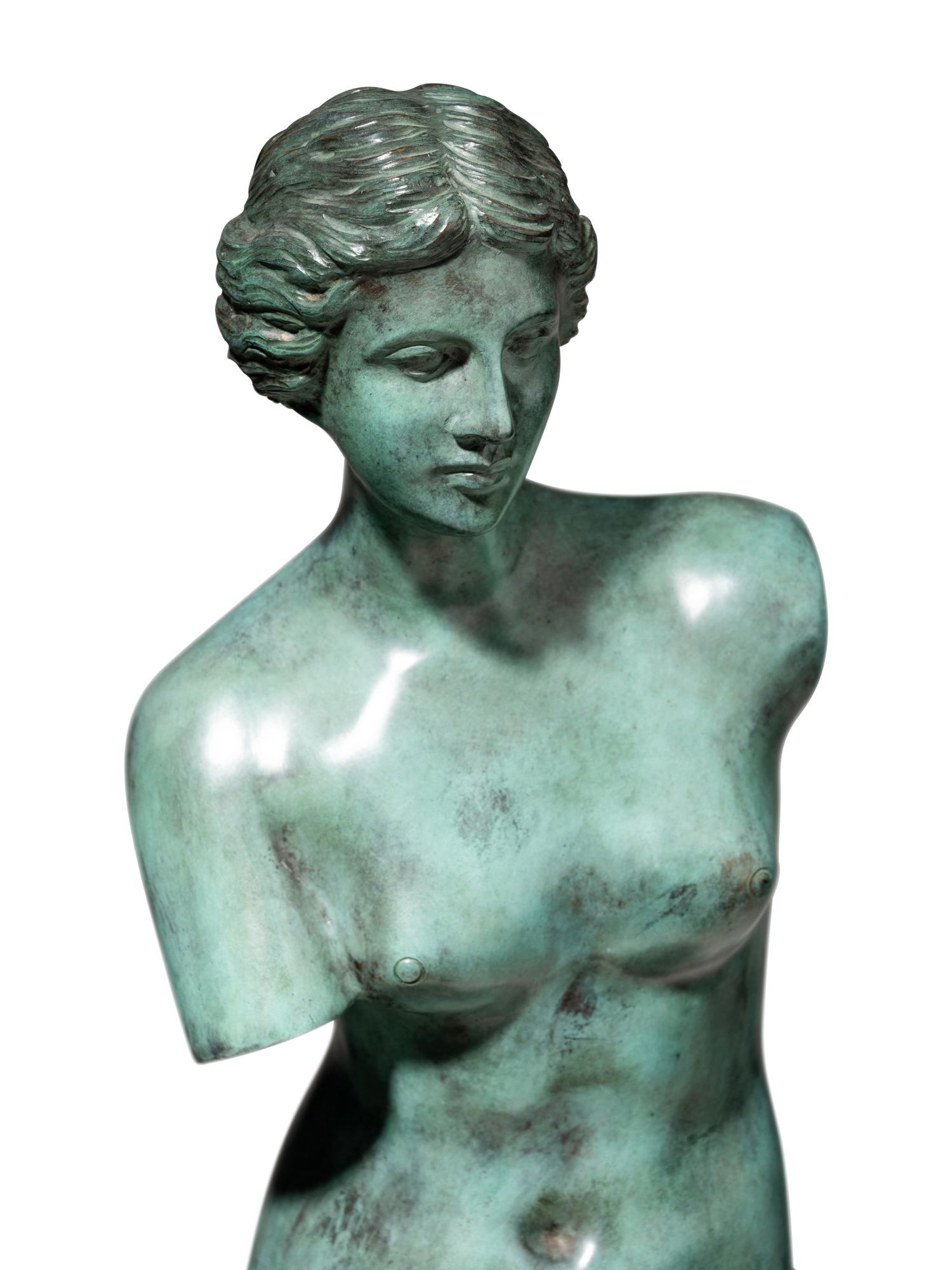 An Italian Bronze Figure of the Venus de Milo
