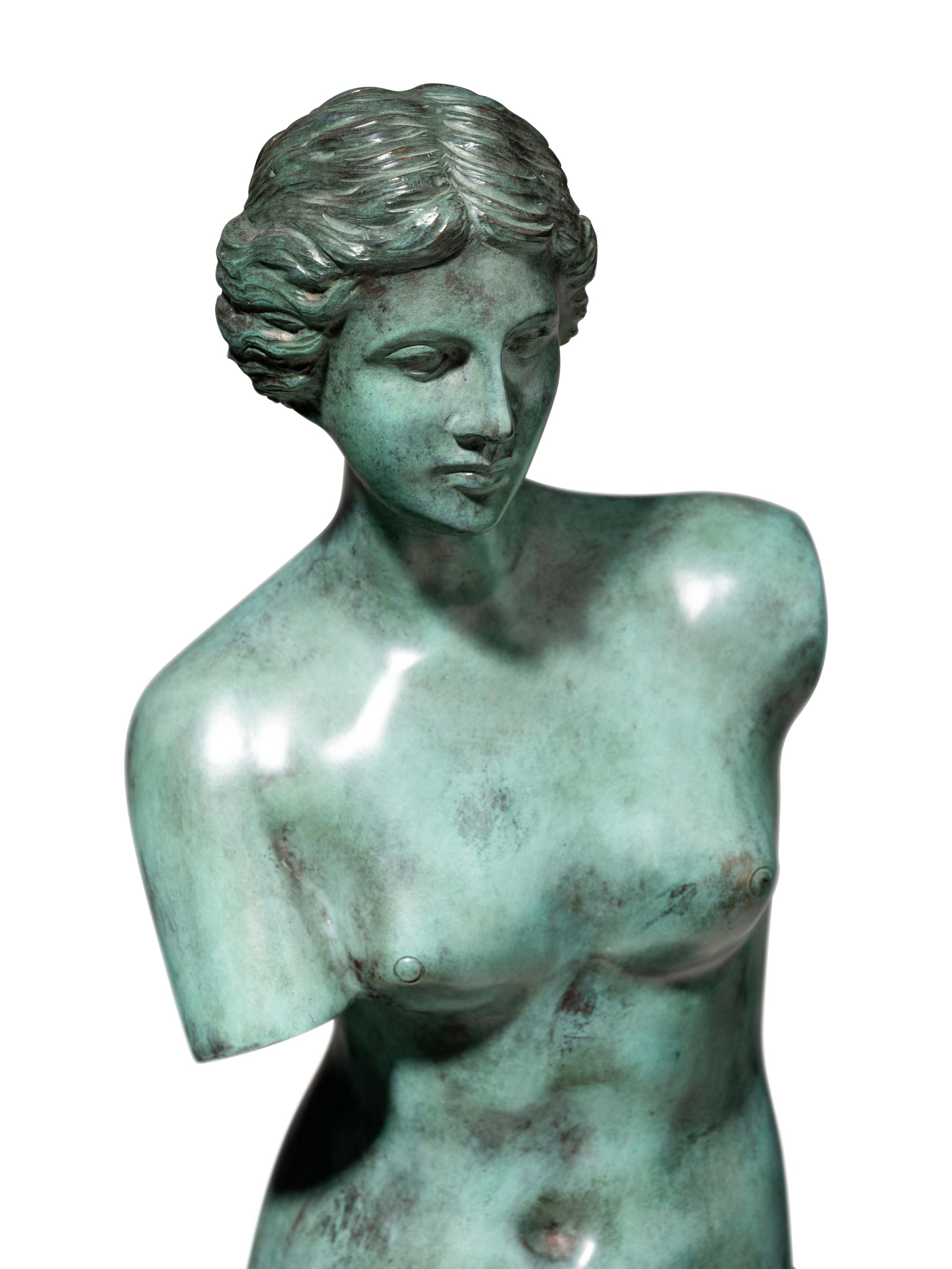 An Italian Bronze Figure of the Venus de Milo