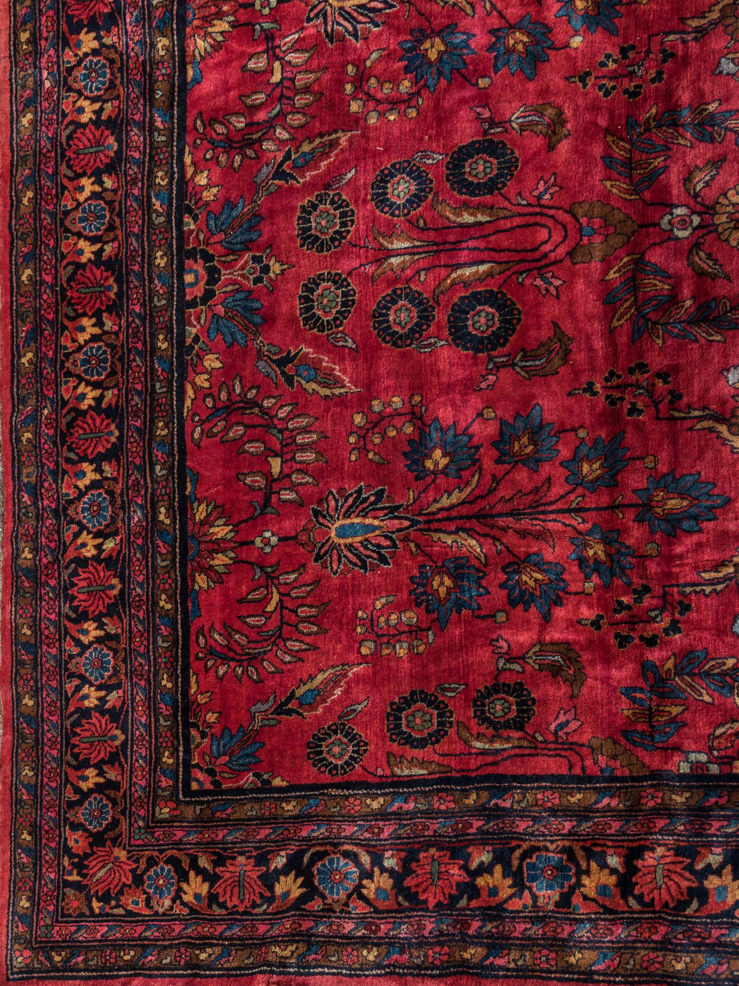 A Sarouk Wool Rug