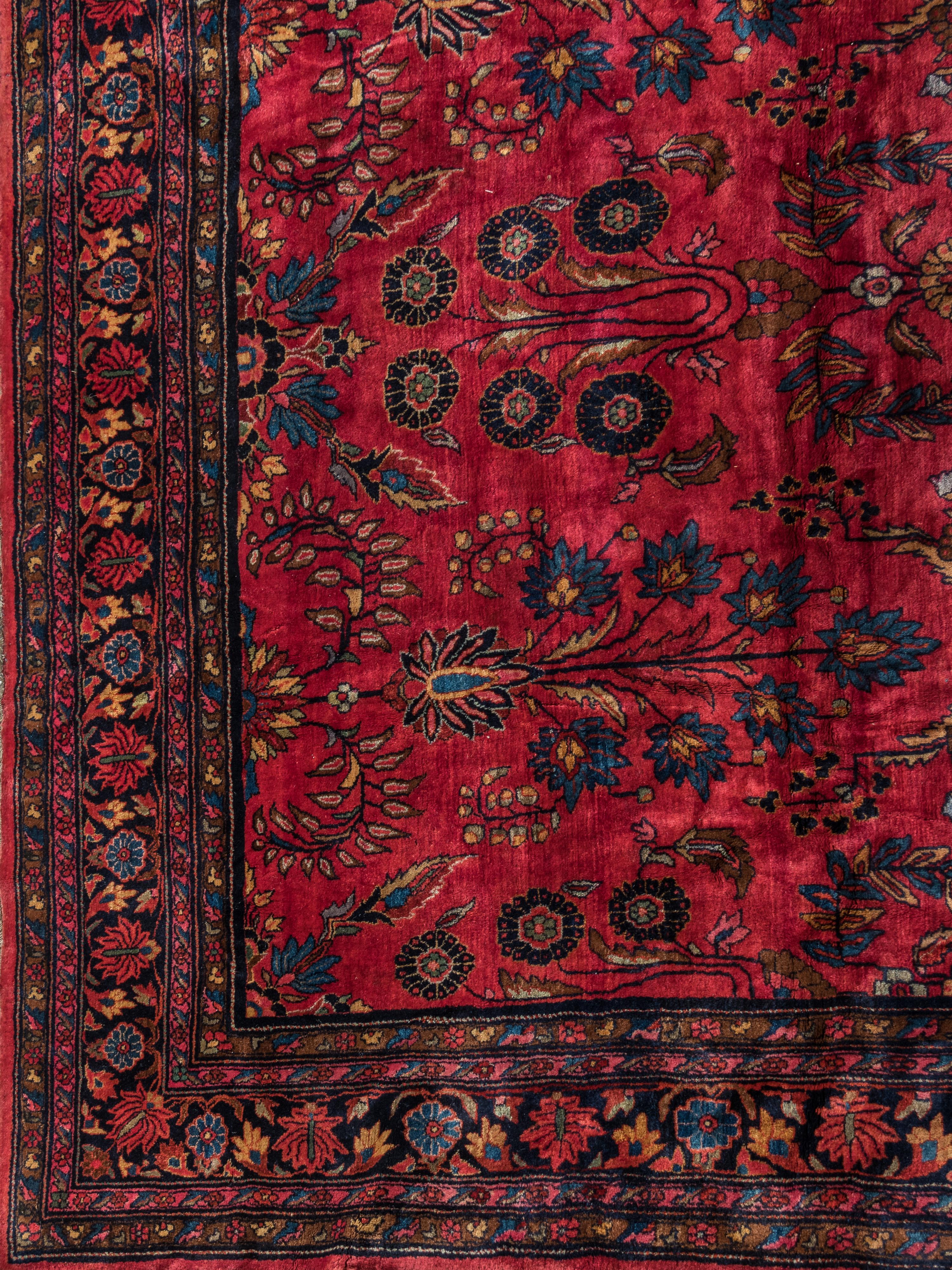A Sarouk Wool Rug