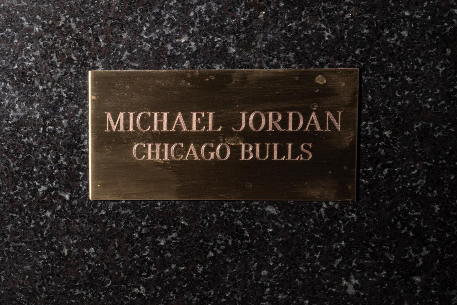 A 1994 Michael Jordan United Center Bronze Maquette, "The Spirit,"