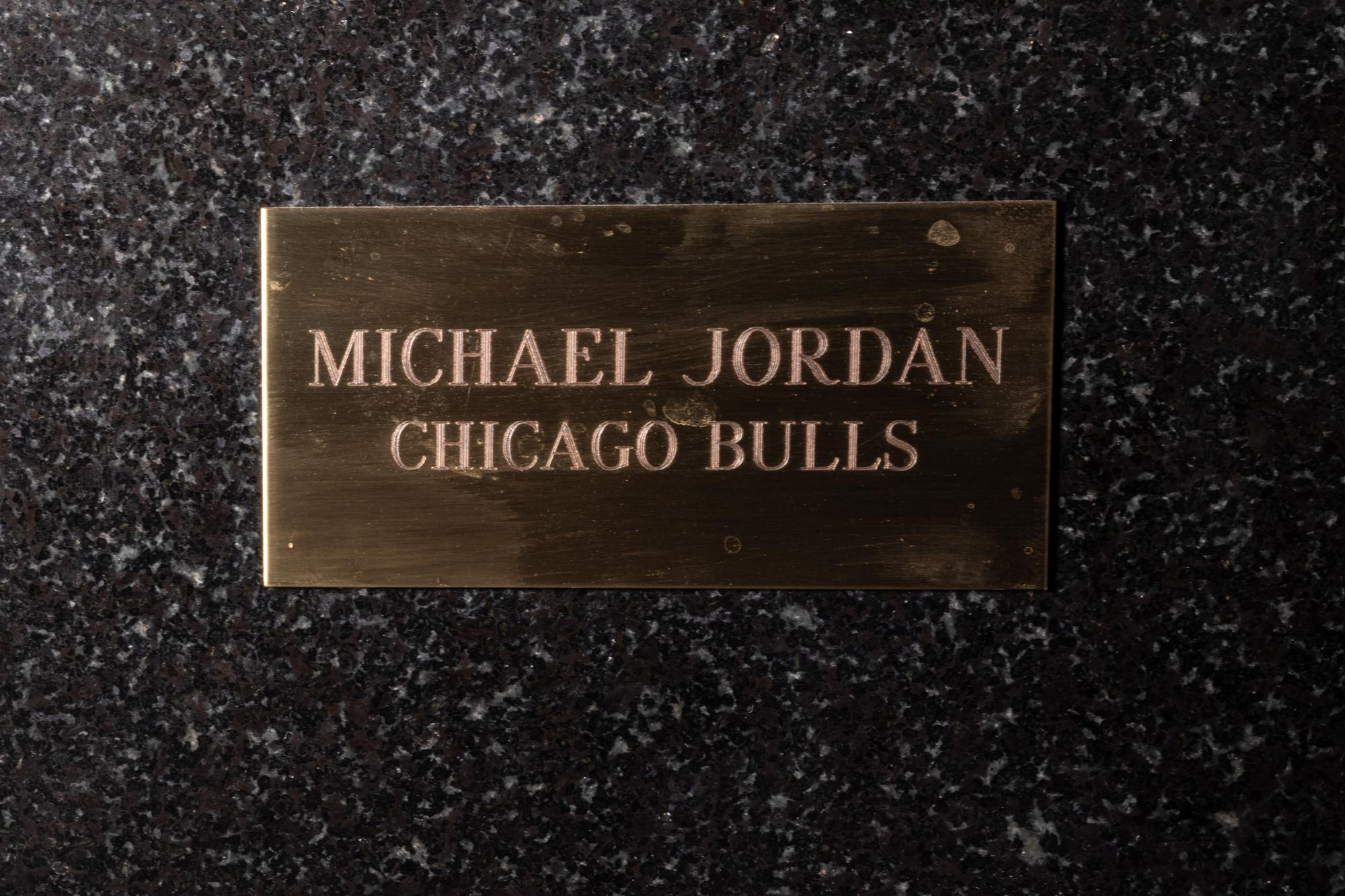 A 1994 Michael Jordan United Center Bronze Maquette, "The Spirit,"