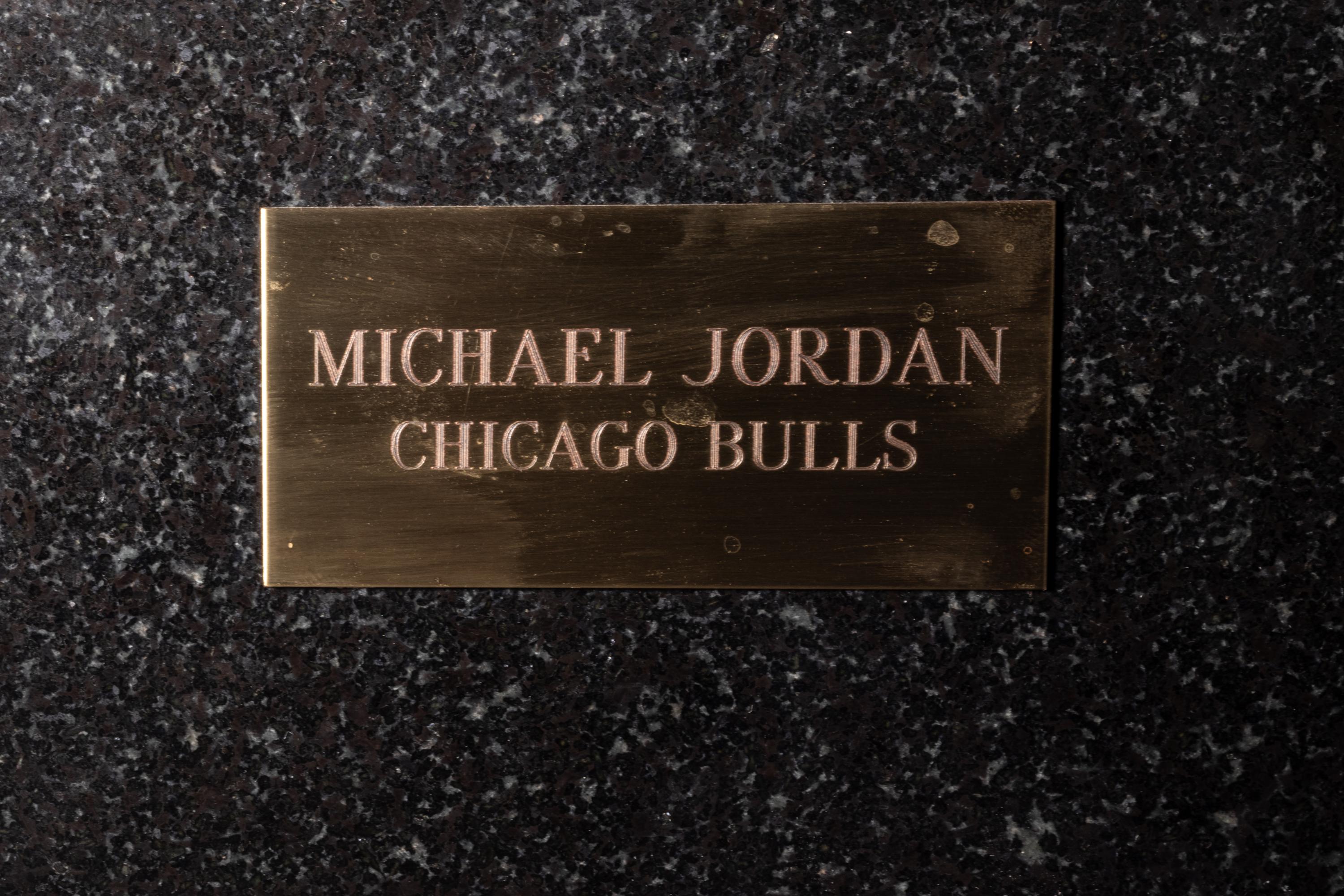 A 1994 Michael Jordan United Center Bronze Maquette, "The Spirit,"