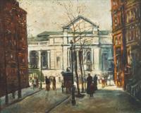 Clarence K. Chatterton (American, 1880–1973) - Street Scene
