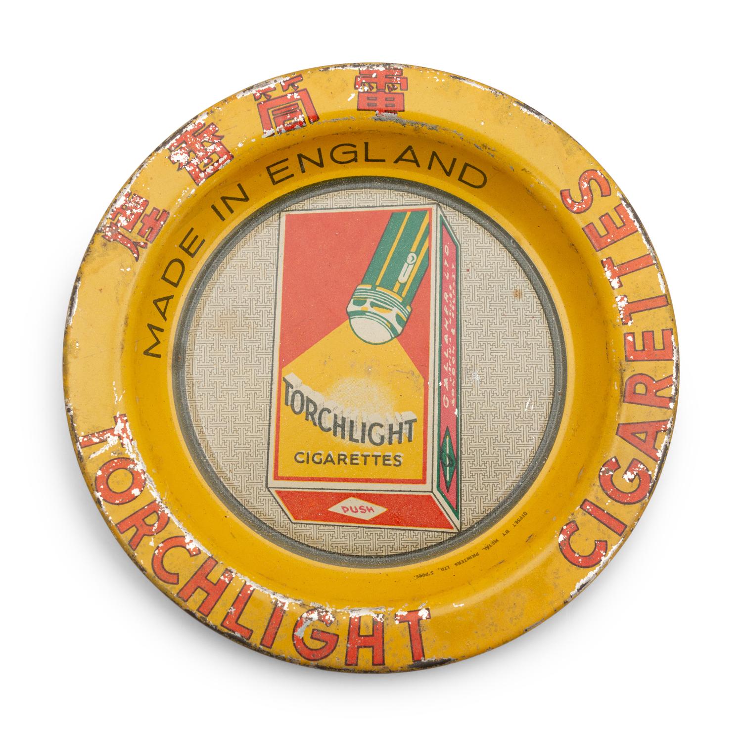 A Collection of Ten Tin Lithographed Advertising Tip Trays