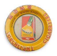 A Collection of Ten Tin Lithographed Advertising Tip Trays