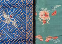 Twelve Embroidered Silk Panels