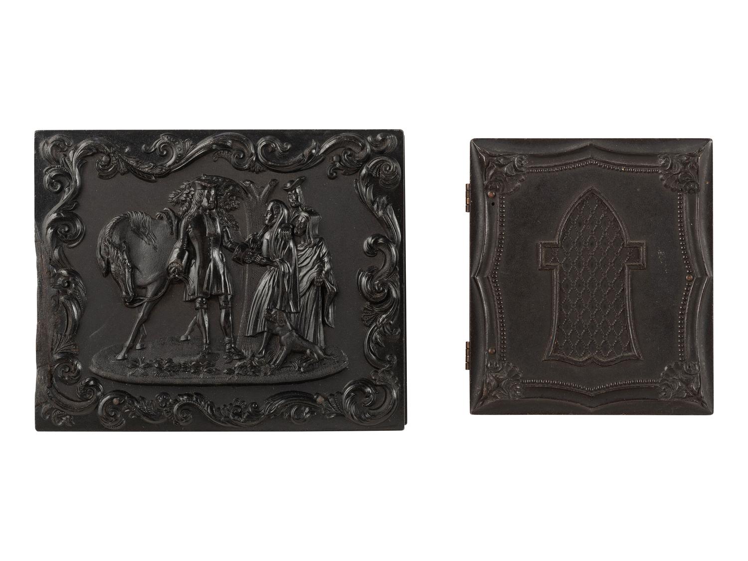 [EARLY PHOTOGRAPHY]. 6 cased images featuring children, including an occupational image.