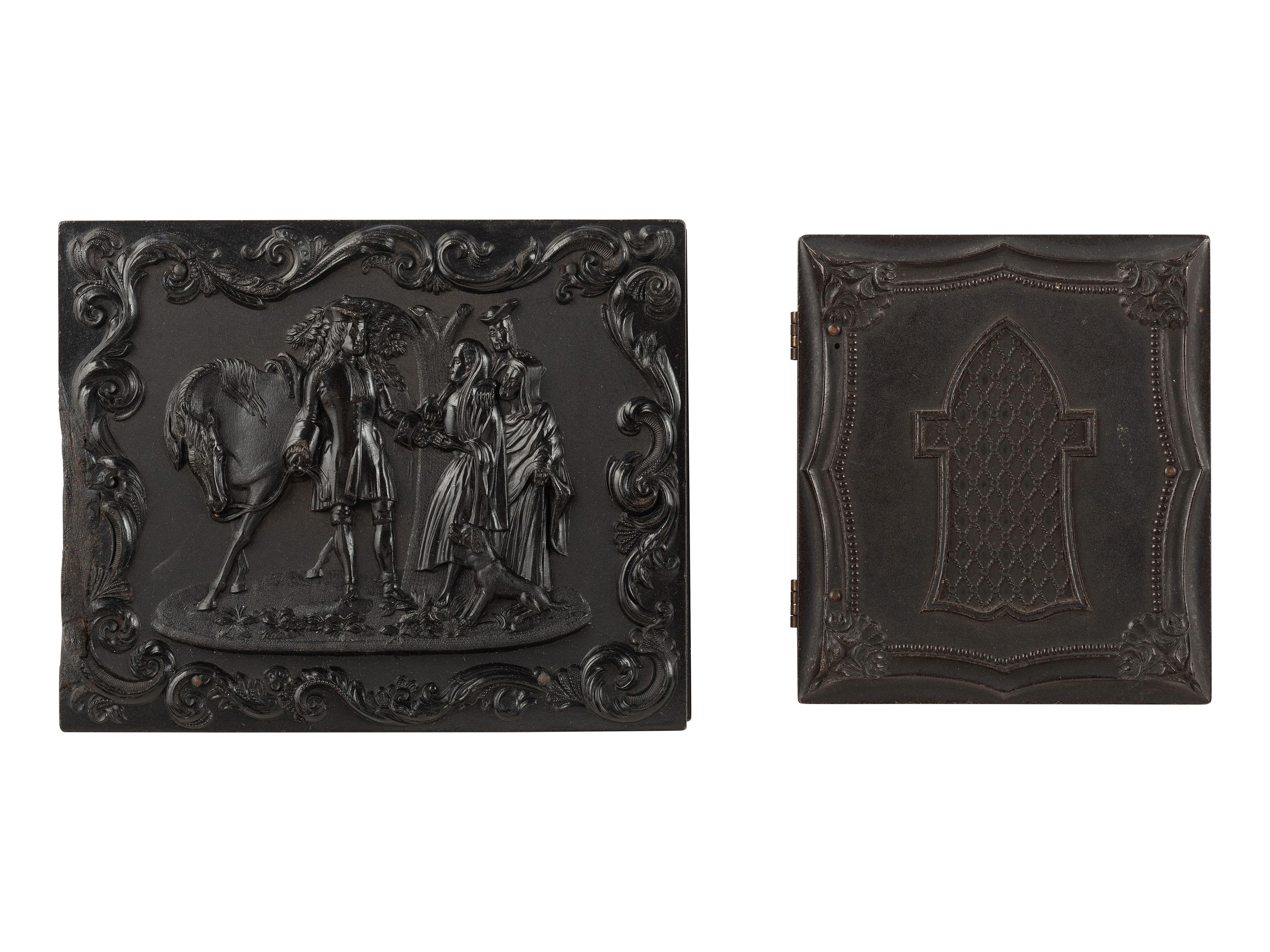 [EARLY PHOTOGRAPHY]. 6 cased images featuring children, including an occupational image.