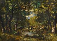 Narcisse-Virgil Diaz de la Pena, (French, 1808-1876), Forest of Fontainebleau