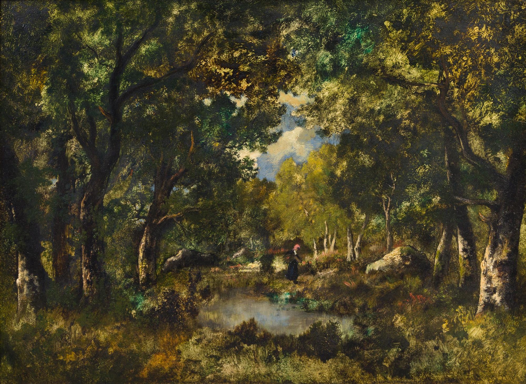 Narcisse-Virgil Diaz de la Pena, (French, 1808-1876), Forest of Fontainebleau