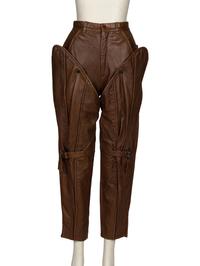 Issey Miyake, Convertible Leather Pants/Shorts, 1980's