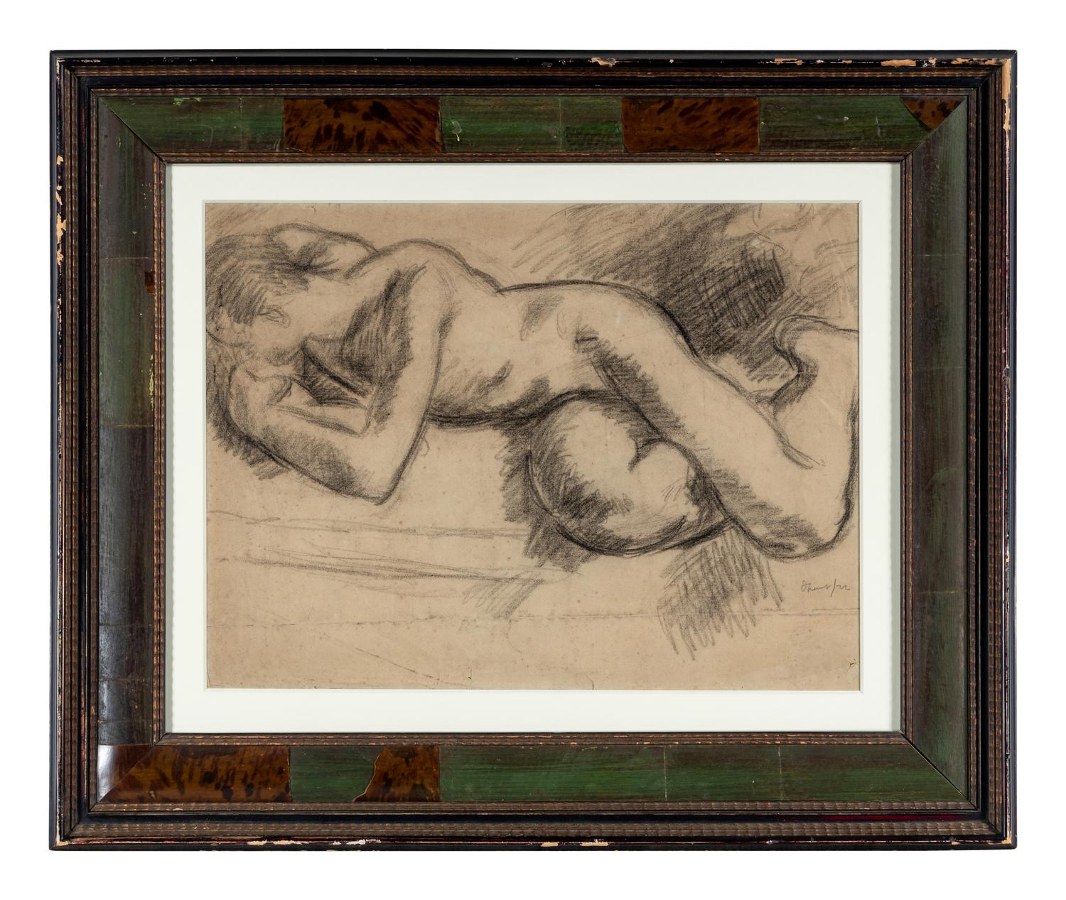 Reclining Male Nude , 1922