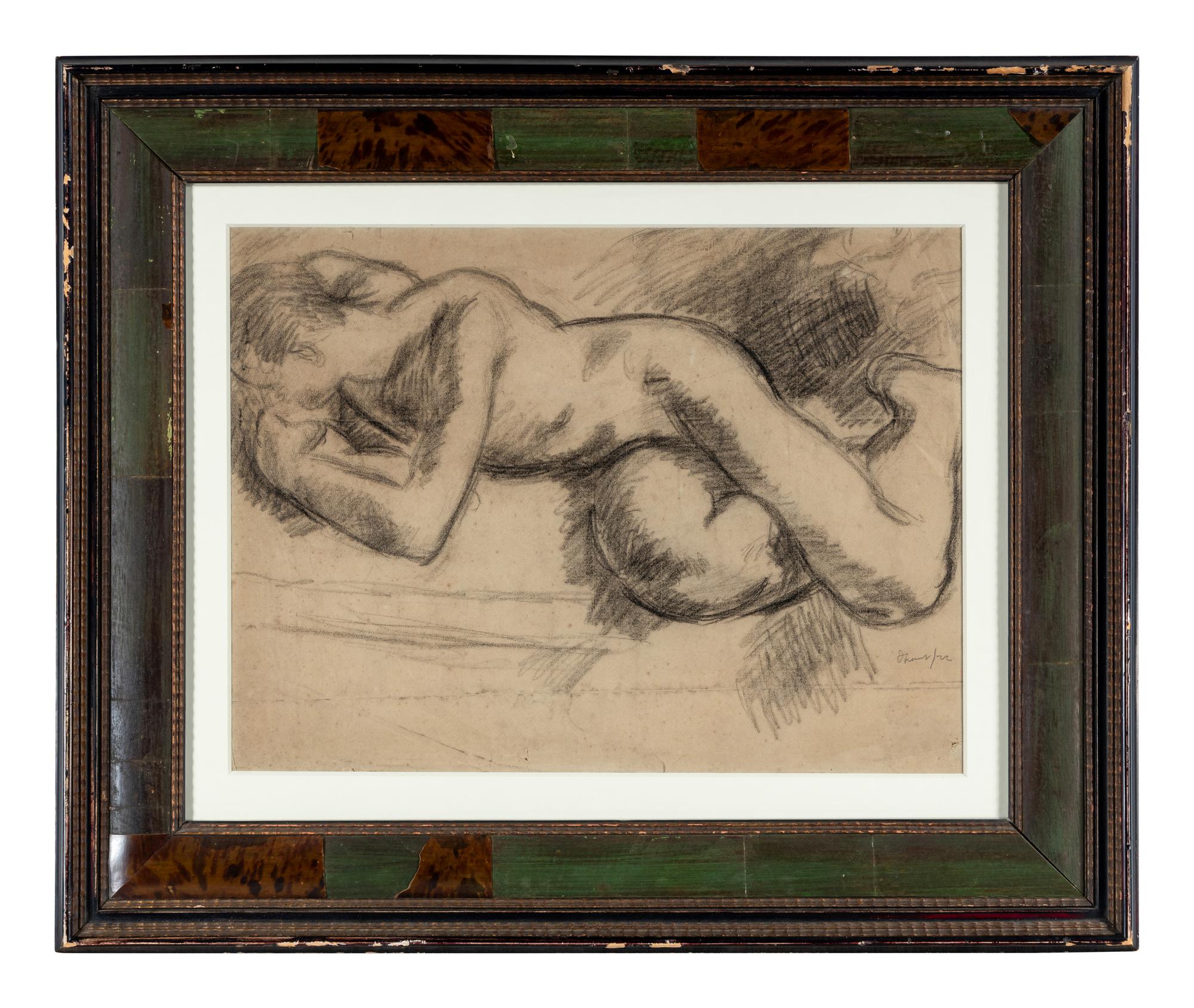 Reclining Male Nude , 1922