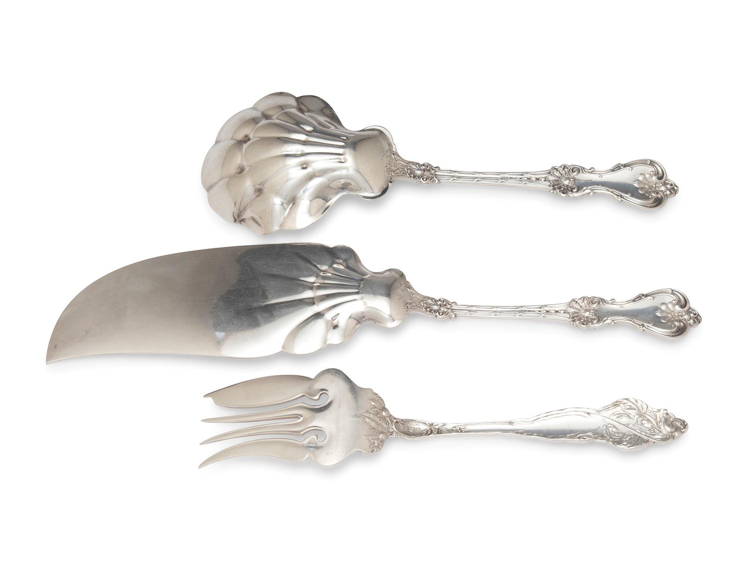 A Group of American Silver Table Articles