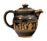 A Greek Gilt Decorated Porcelain Dessert Service