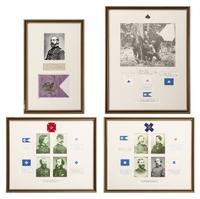 [CIVIL WAR]. 13 autographs of leaders of the Army of Potomac, incl. MEADE, SEDGWICK, and BIRNEY.