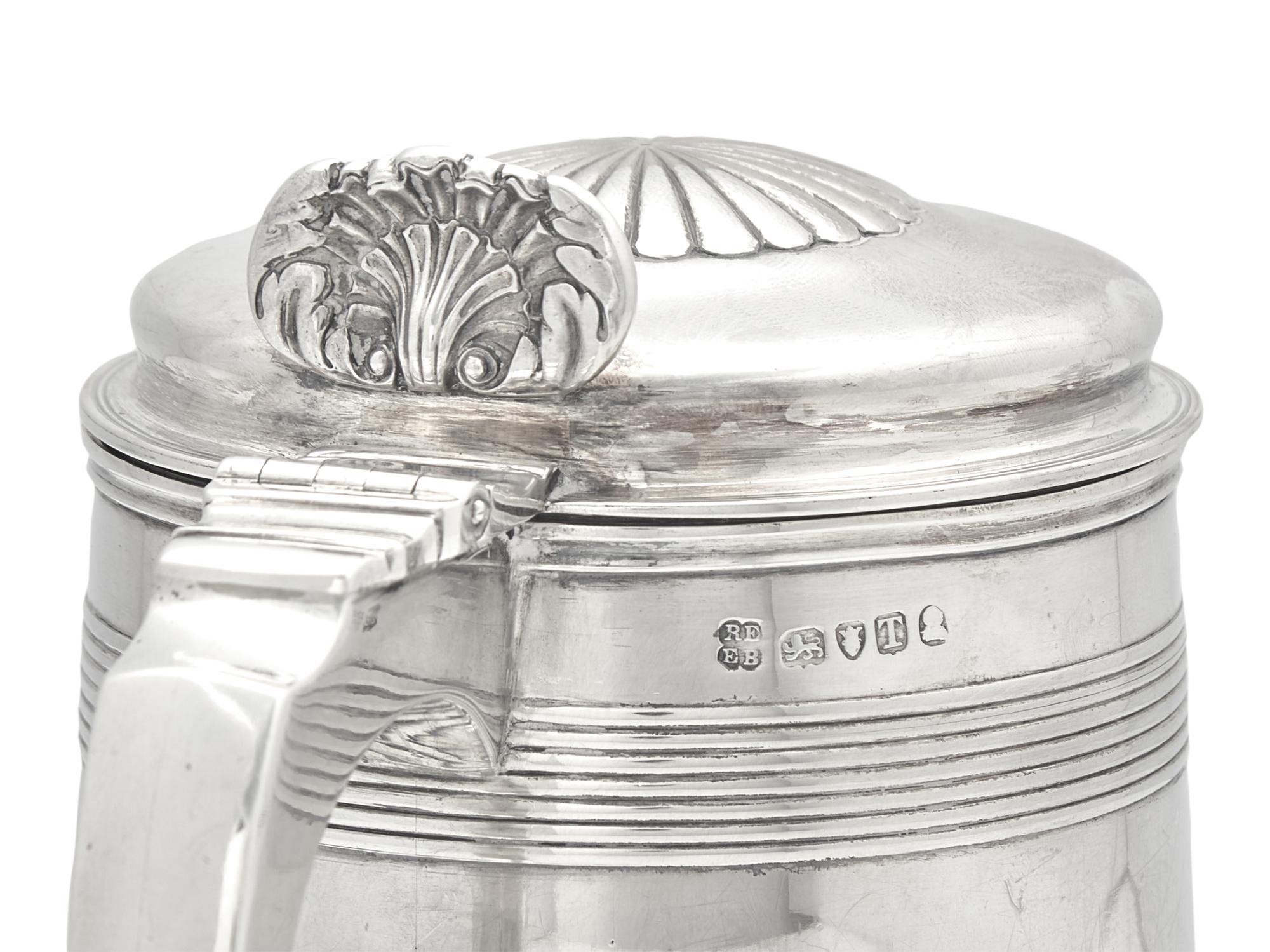 A George III Silver Tankard