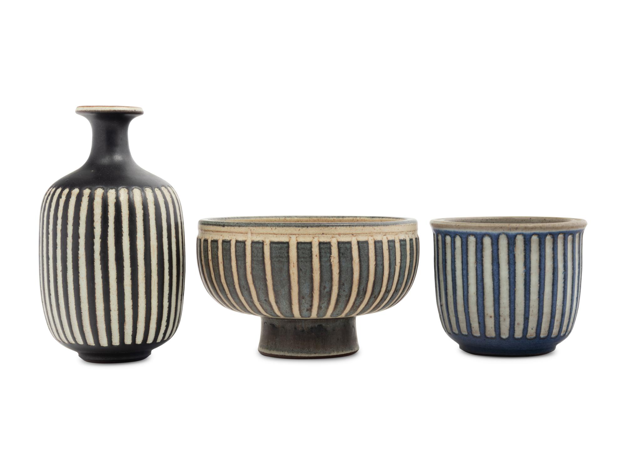 Group of Three Vessels