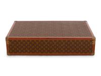 Louis Vuitton Alzer 80 Hard Side Suitcase in Monogram Canvas, Mid 20th Century