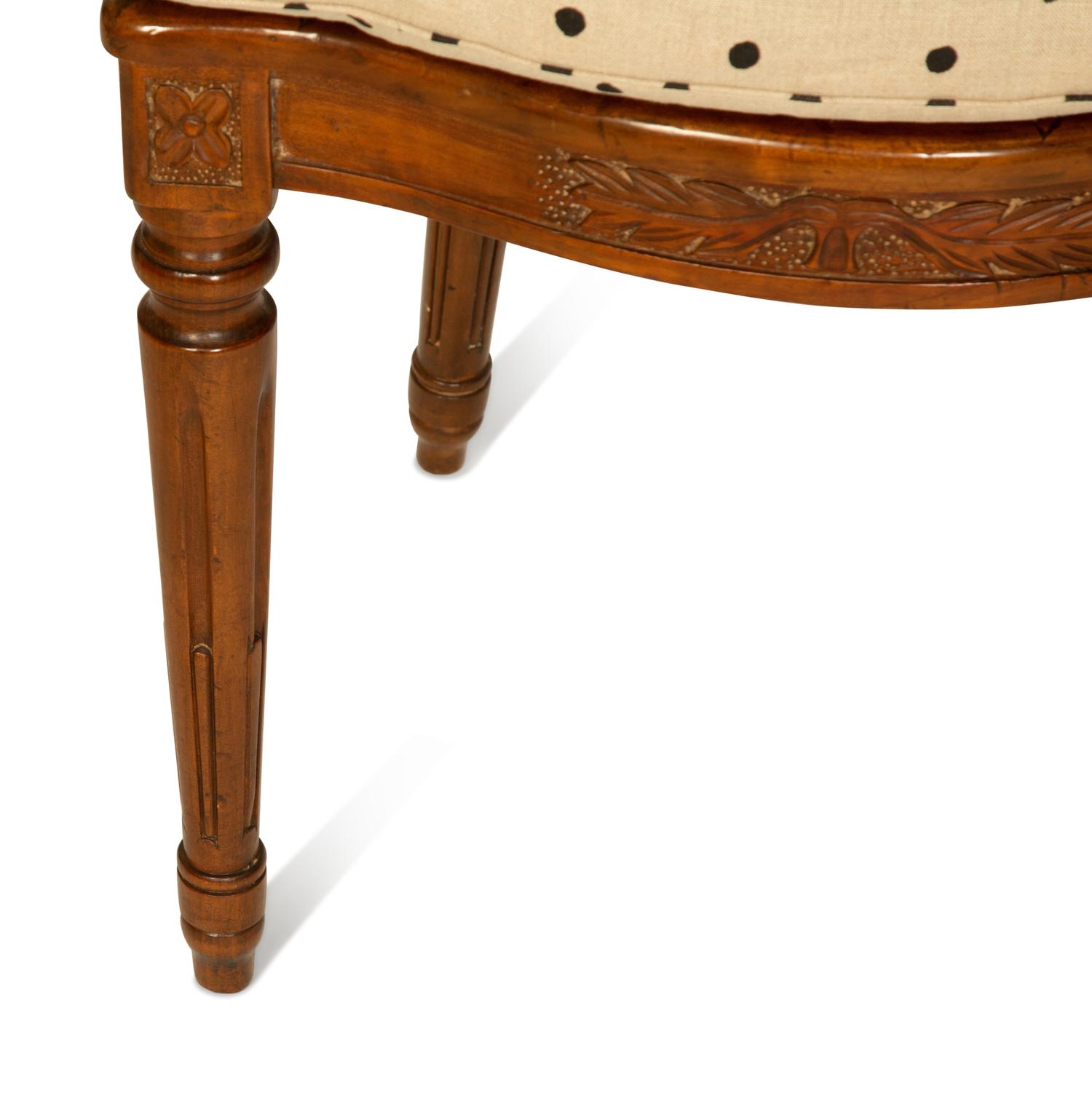A Set of Four Louis XVI Style Side Chairs