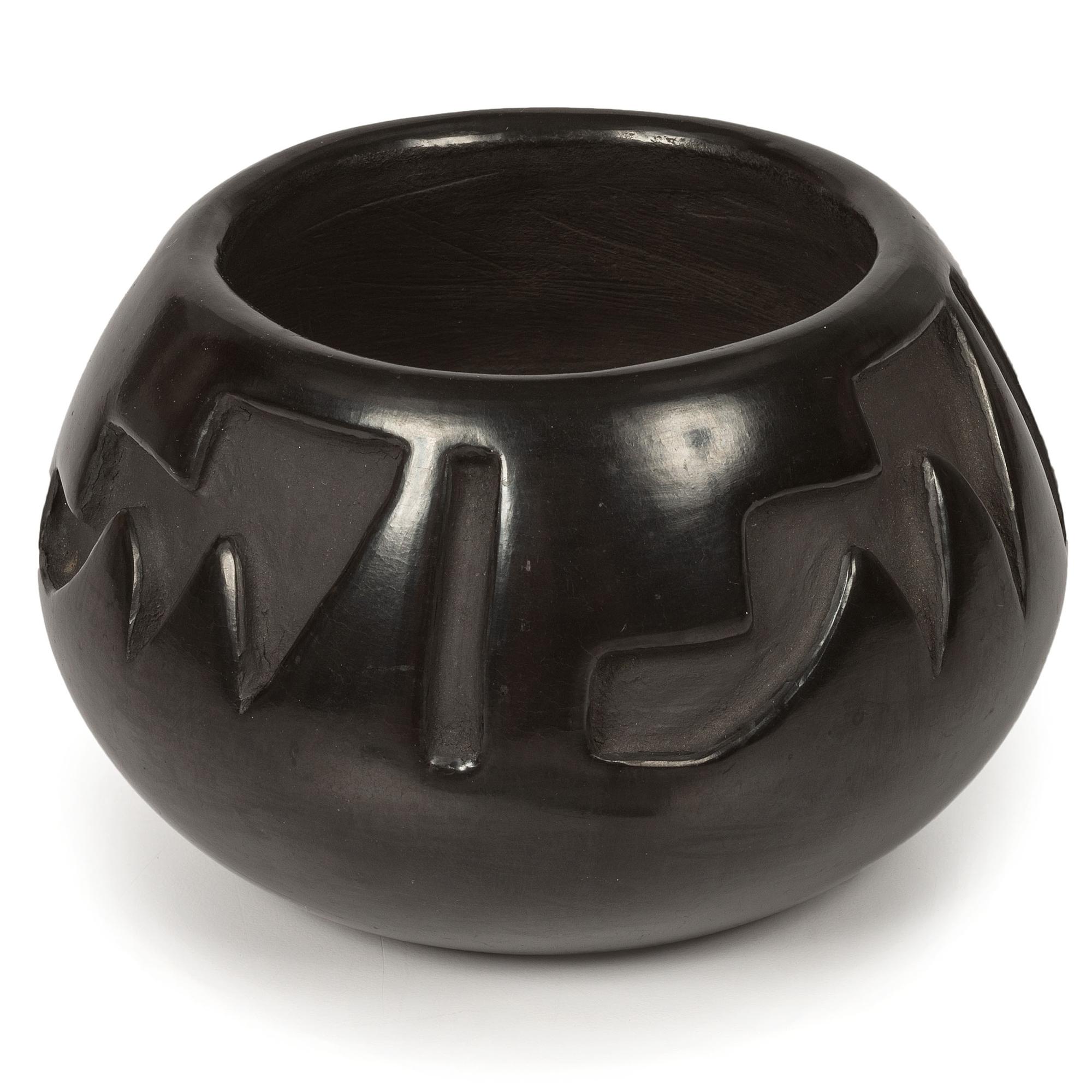 Blackware Pottery Jar