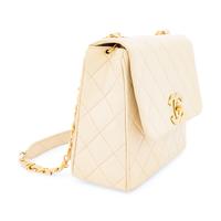 Chanel, Flap Bag in Quilted Ecru Leather