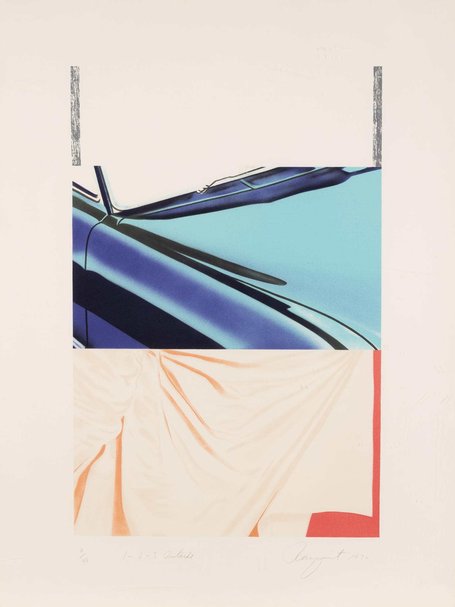 James Rosenquist (American, 1933-2017) — 1-2-3 Outside, 1972