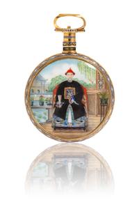 An Exceptional Gold and Polychrome Enamel Open Face Pocket Watch Made For the Chinese Market WILLIAM ILBERY, EARLY 19TH CENTURY, LONDON — WILLIAM ILBERY, EARLY 19TH CENTURY, LONDON, NO.6645