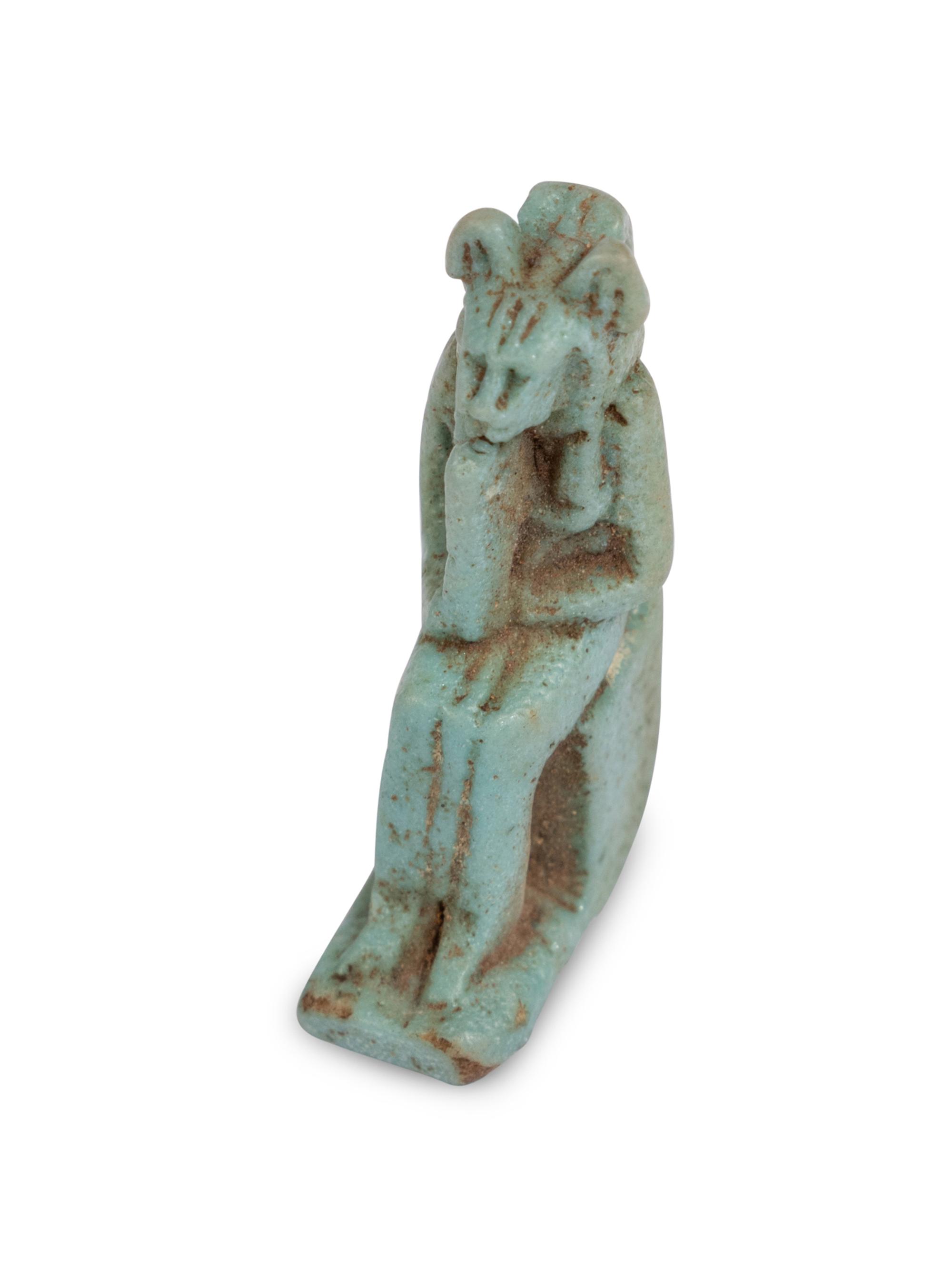 Three Egyptian Faience Amulets