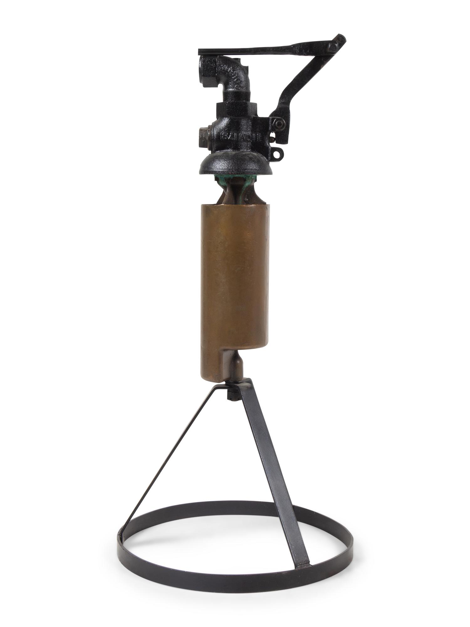 A Painted Metal Locomotive Steam Whistle — LATE 19TH/EARLY 20TH CENTURY