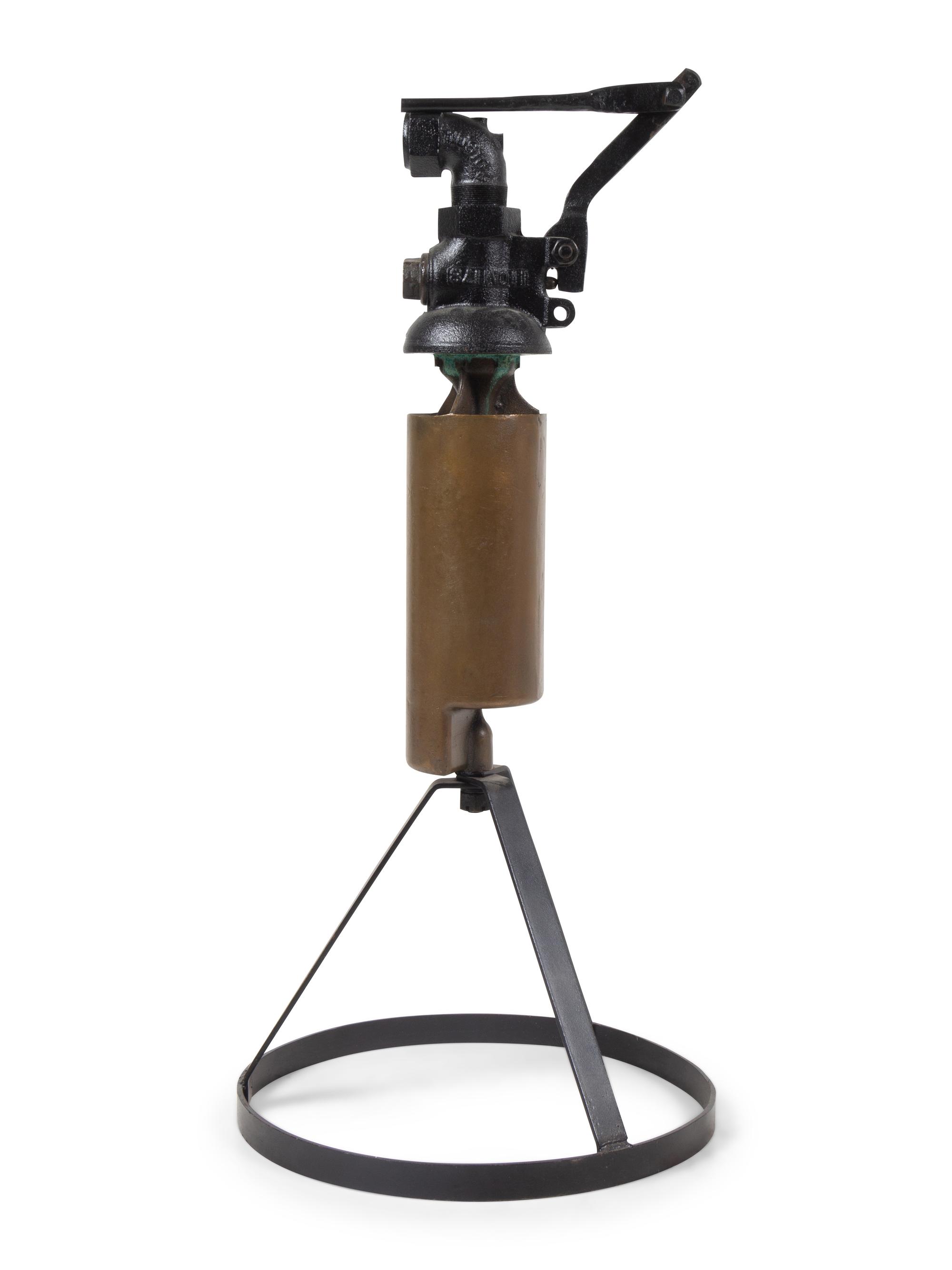 A Painted Metal Locomotive Steam Whistle — LATE 19TH/EARLY 20TH CENTURY