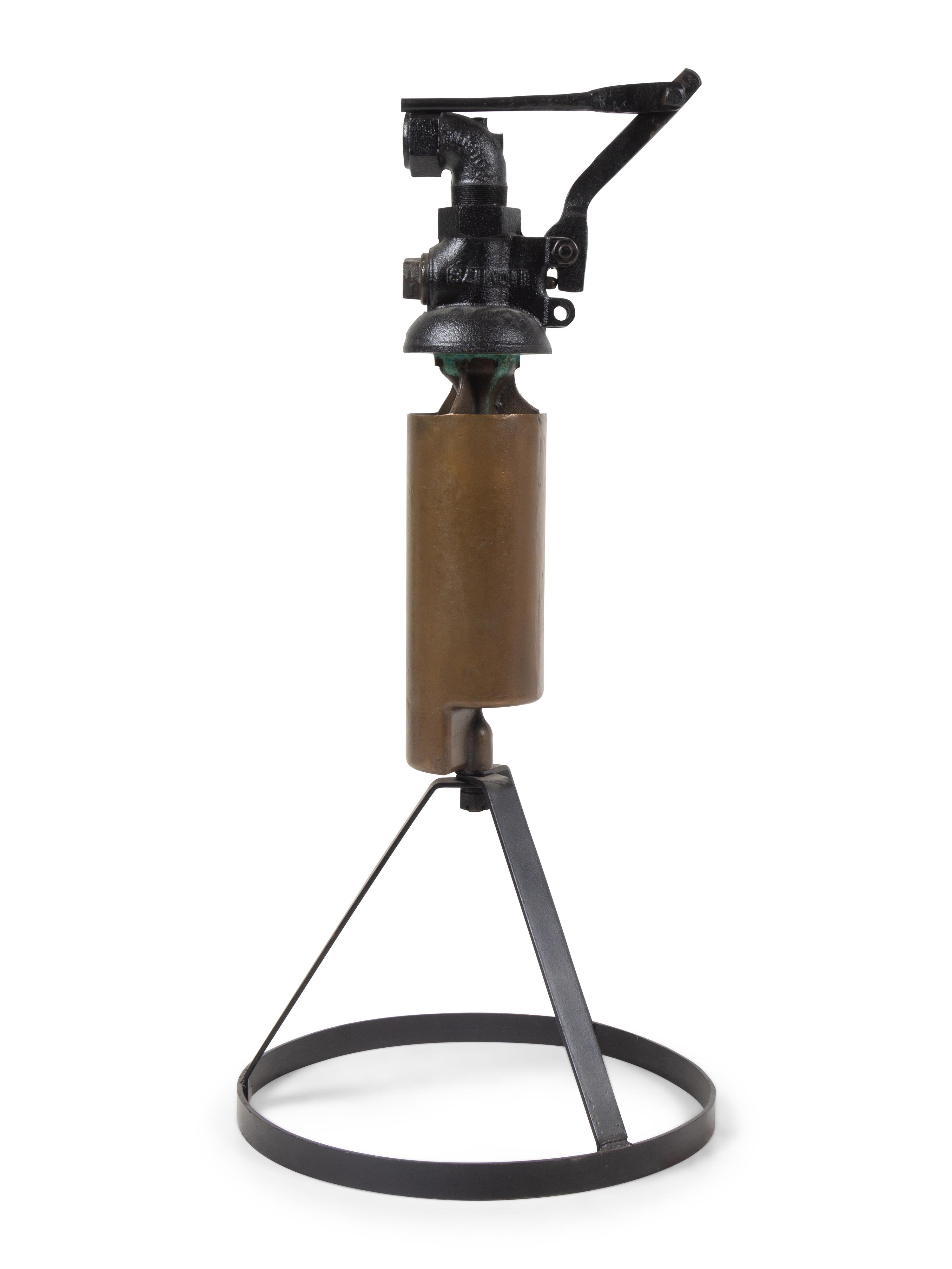 A Painted Metal Locomotive Steam Whistle — LATE 19TH/EARLY 20TH CENTURY