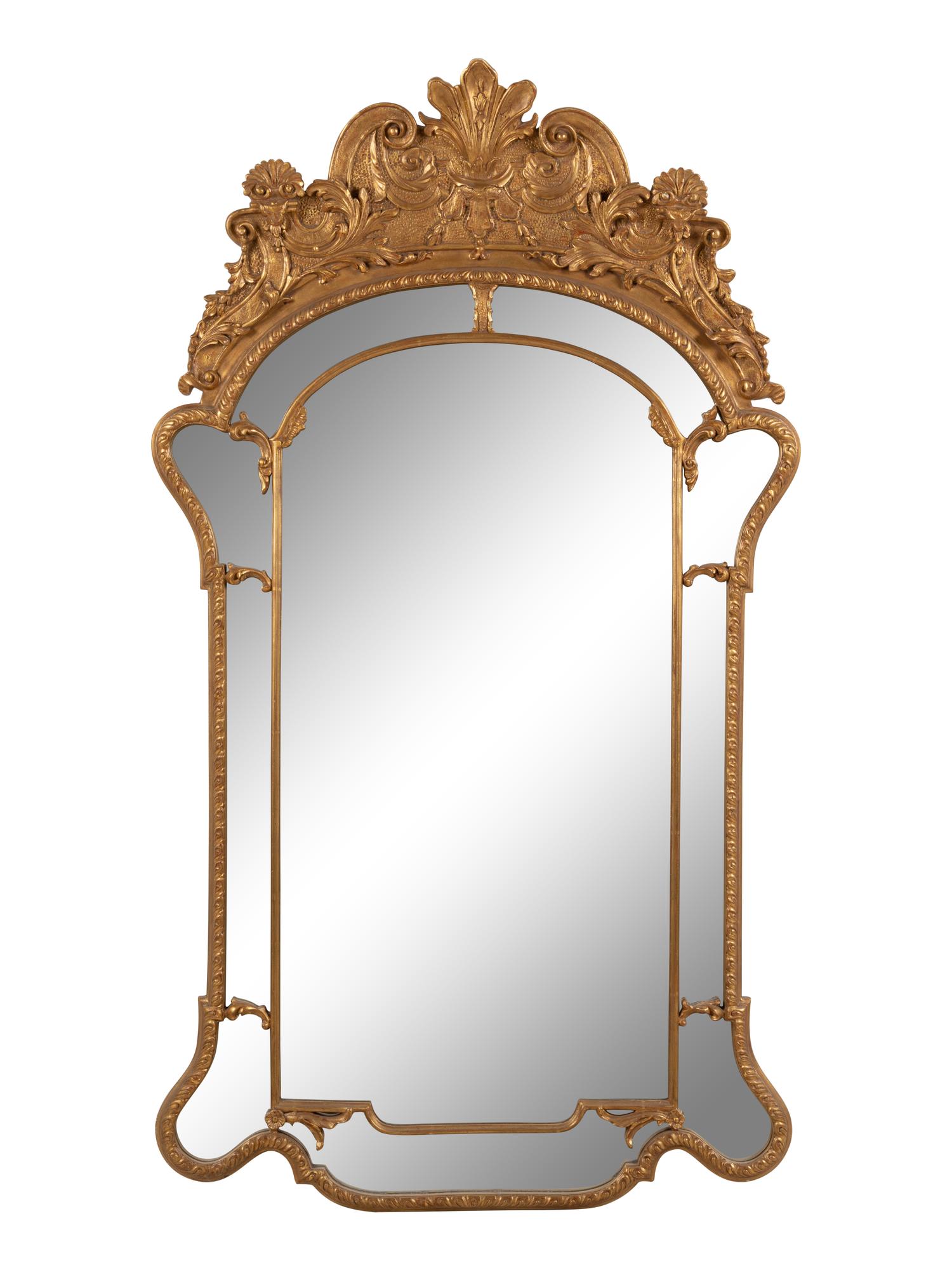 A George III Style Giltwood Mirror