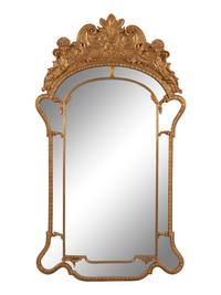 A George III Style Giltwood Mirror