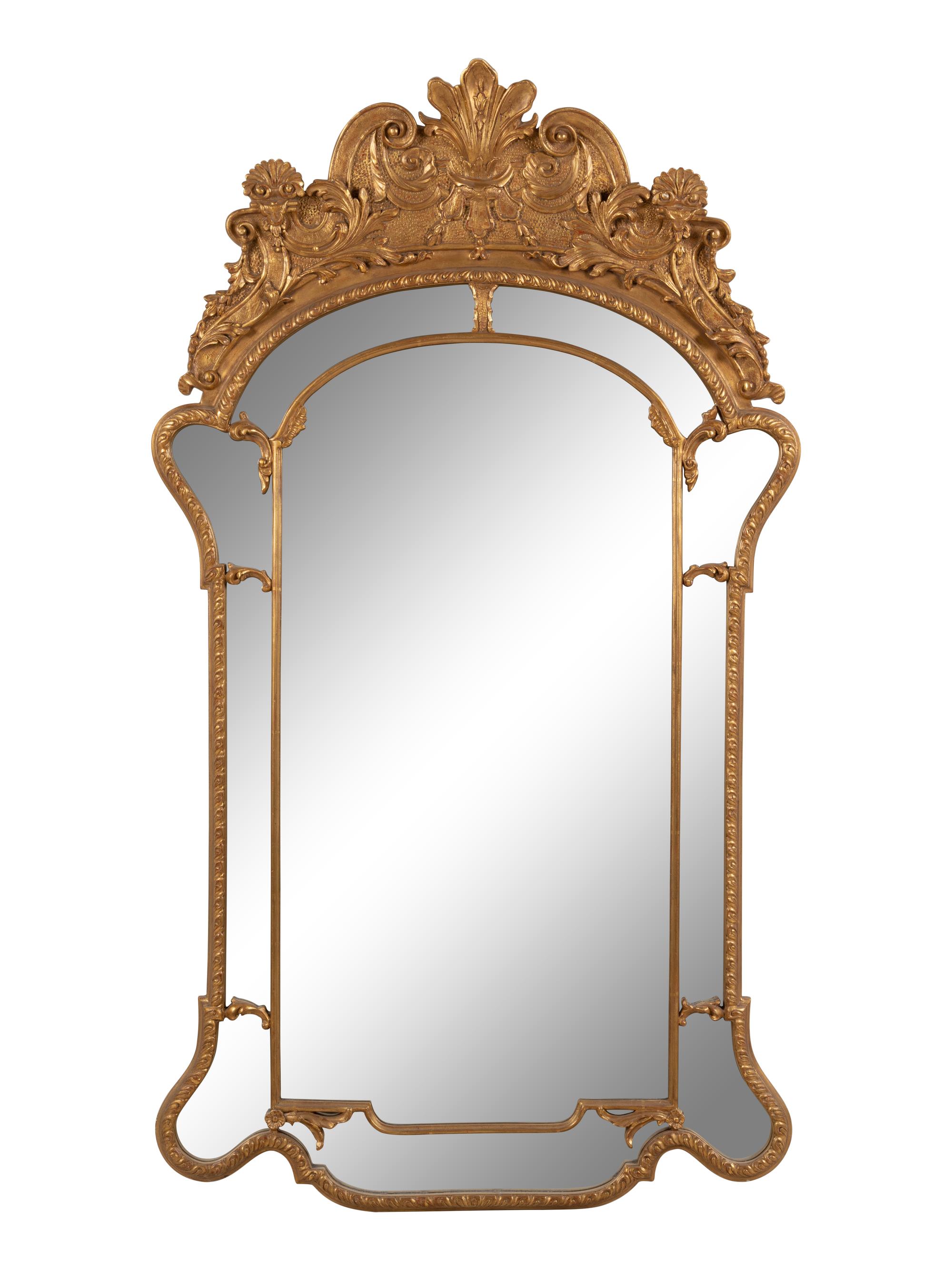A George III Style Giltwood Mirror