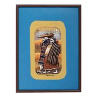 Block Prints on Textured Paper