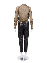Junya Watanabe Punk Leather Three-Piece Ensemble, Fall/Winter 2006