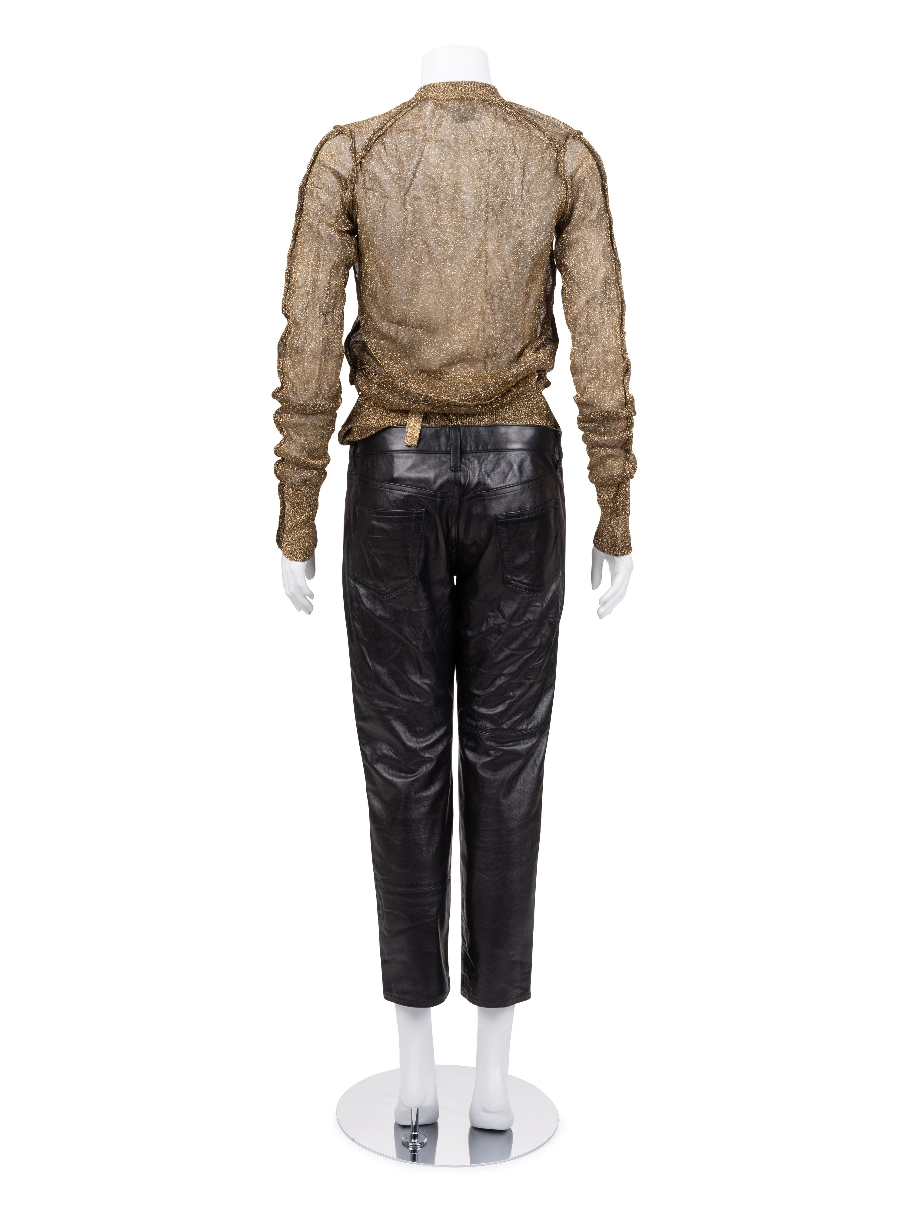 Junya Watanabe Punk Leather Three-Piece Ensemble, Fall/Winter 2006