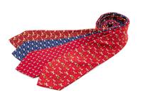 Four Salvatore Ferragamo Silk Ties,