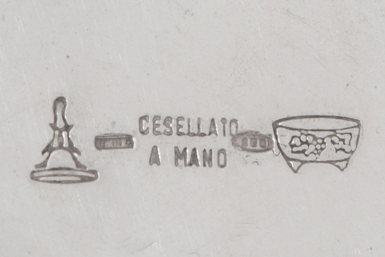 An Italian Silver Centerpiece Bowl